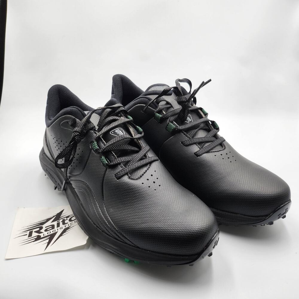 Mens Sz 9 Under Armour Golf Shoes Drive Pro Black Metallic Gun Metal 3026918-002